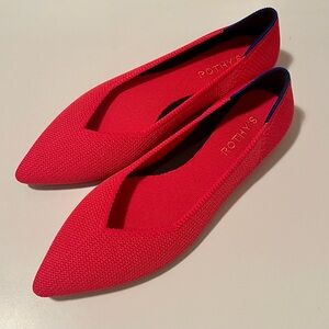 Rothy's The Point II Women's Slip-On Shoes - Glamour Red